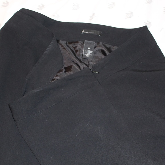 Lane Bryant 28 Modern Black A Line Comfy Skirt - Picture 2 of 5